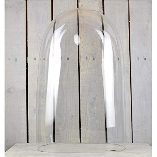 EMH Mundgeblasene Glasglocke, oval, 55 cm hoch