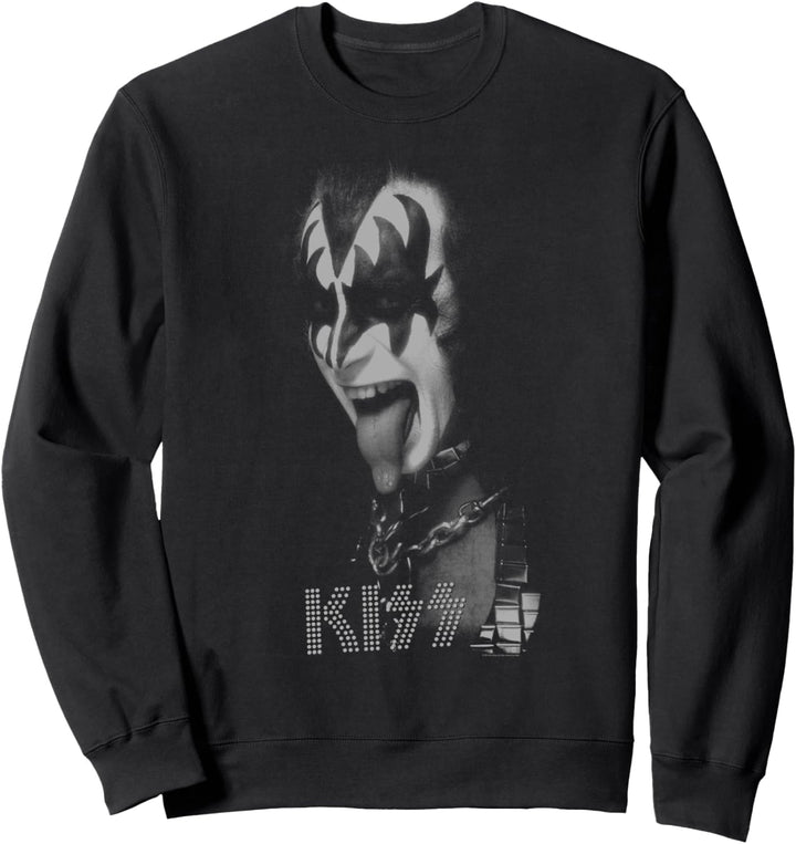 KISS - Gene Schwarz-Weiss Sweatshirt