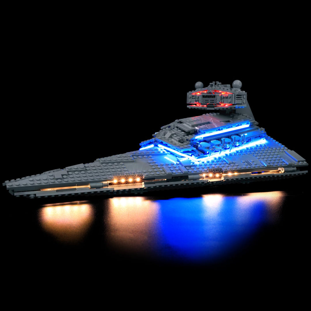 LED Lichtset kompatibel mit LEGO 75394 Imperiale Sternenzerstörer – Kreatives Beleuchtungsset für St