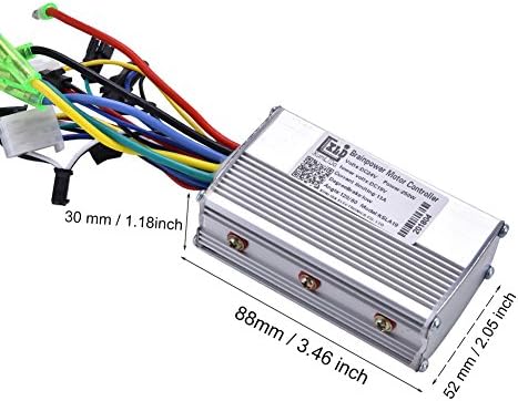 Dilwe Bürstenloser Controller 24V 250W Motor Controller Aluminium Elektrische Brushless Controller f