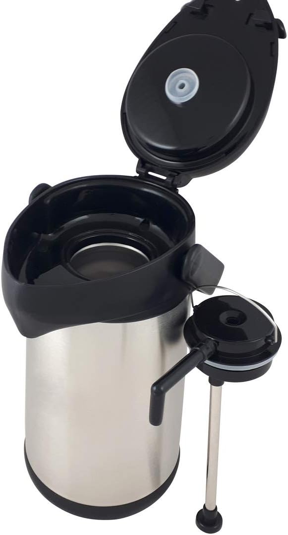 Helios Pipe Pump-Isolierkanne, Edelstahl, 2,5 Liter, 2,5 Liter