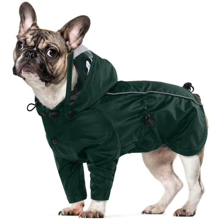 Wasserdichter Hundemantel, Regenschutz Hund Regenjacke Hunderegenmantel Einstellbare wasserdichte Ha