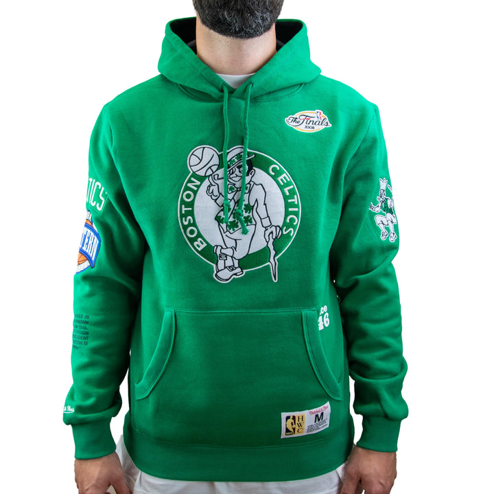 Mitchell & Ness (NBA/NFL/NCAA Team Origins Fleece Kapuzenpullover, Herren, Frauen, Kinder, Unisex, F