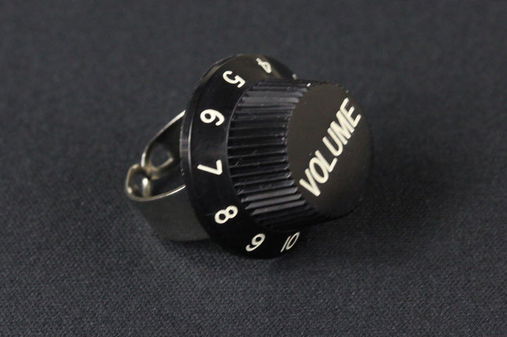 Miniblings Poti Potentiometer Volume Ring - Poti Potentiometer Volume - Handmade Modeschmuck I Finge