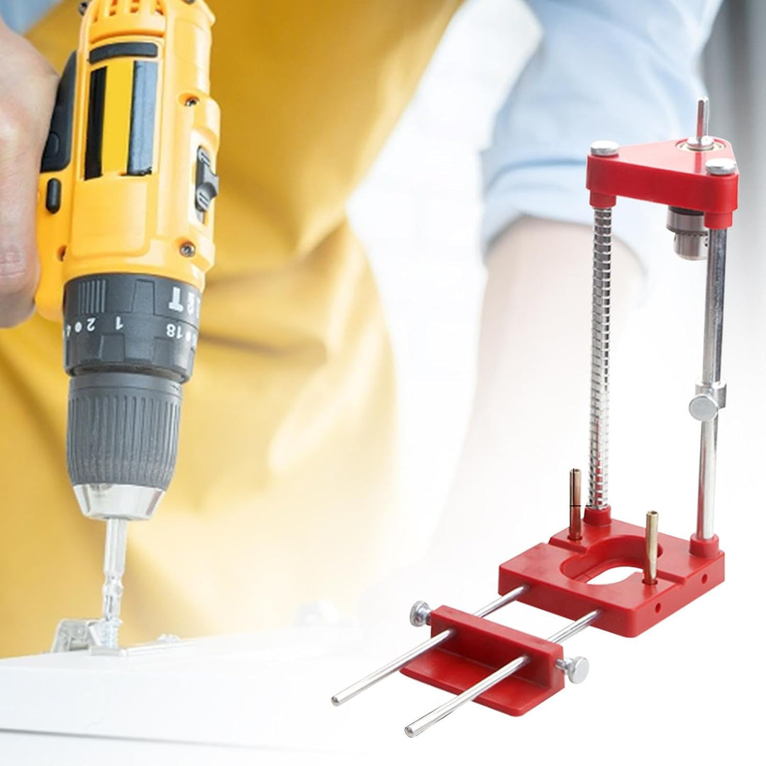 Woodworking Punch Locator, Adjustable Hole Drill Guide, Carpentry Drilling Locator, Hole Drill Guide