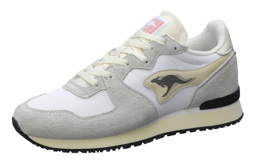 KangaROOS Unisex Aussie Mono Sneaker 38 EU Cream White, 38 EU Cream White