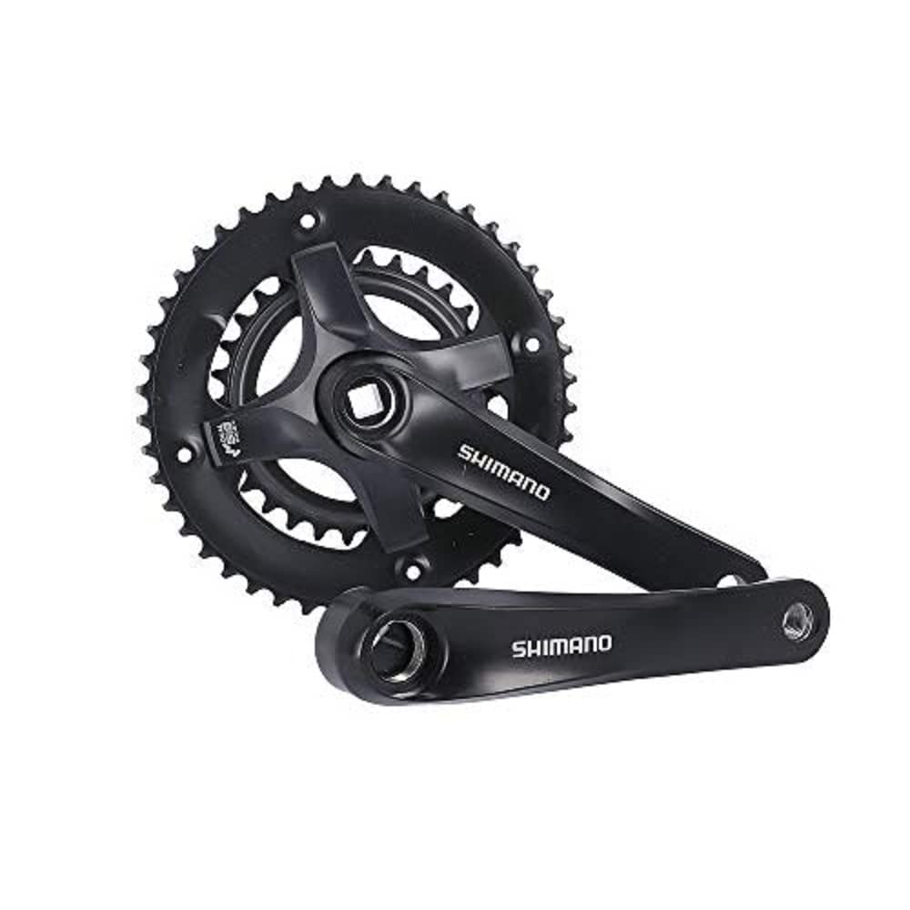 Shimano Unisex – Erwachsene TY501 Kurbelgarnitur, Schwarz, 170 mm