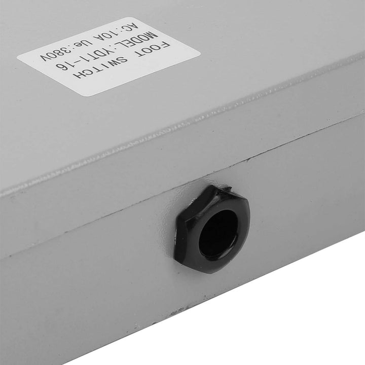 Rutschfeste doppelte Fussschalter Legierung 380V AC 10A Elektrische Schalter YDT1‑16 Industrieller F