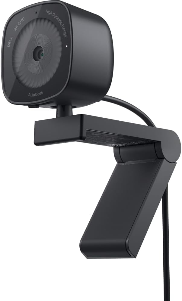 Dell Webcam WB3023-2K QHD/FHD/HD Auflösung, Sony Sensor, f2.0 Blende, Gesichtserkennung, Mikrofon mi