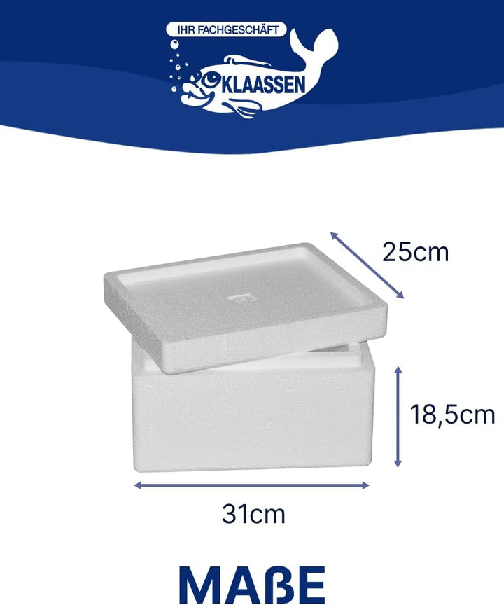 Thermobox, Styroporbox / Eisbox für Essen, Getränke & temperaturempfindliche Ware, Isolierbox aus St