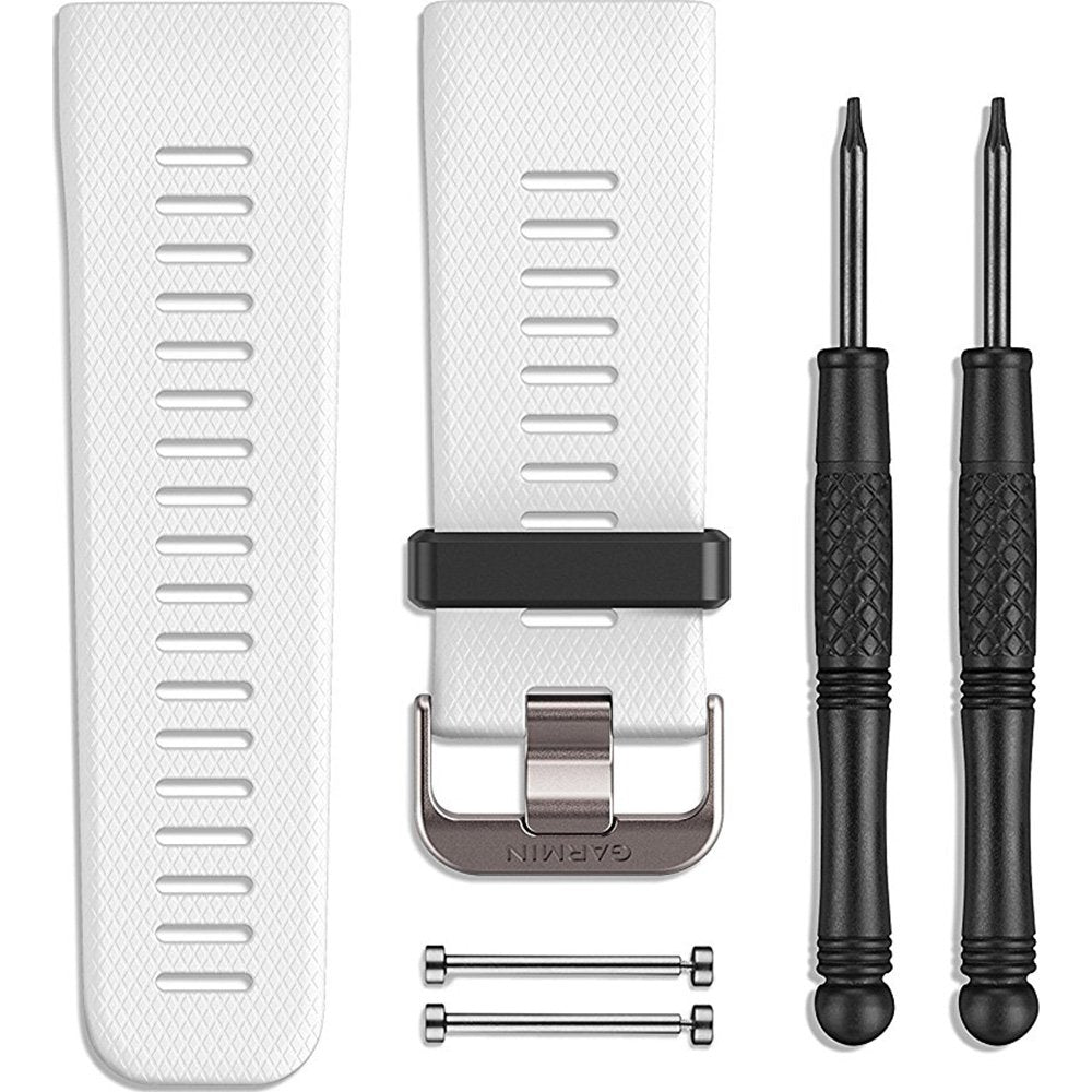 Garmin Wechselarmband für vivoactive HR, Regular, Silikon Weiss, Weiss