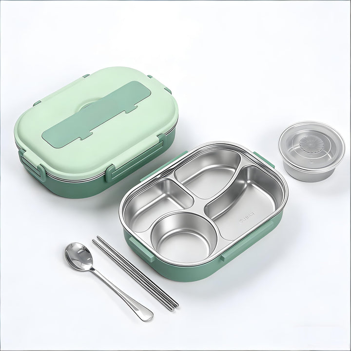 Niiyen Lunchbox-Behälter, Bento-Lunchbox, Edelstahl-Lunchbox, Edelstahl-Lunchbox Tragbare Bento-Box