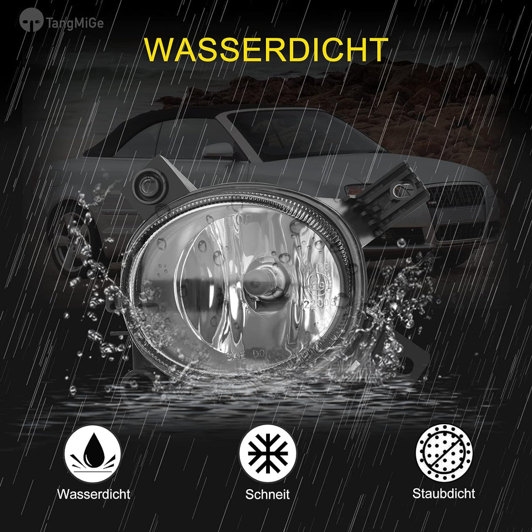TangMiGe Nebelscheinwerfer für Audi A4 A3 S3, 8EC 8ED 8H7 8HE 8P1 8PA 8P7, V-System S-Linie Stosssta