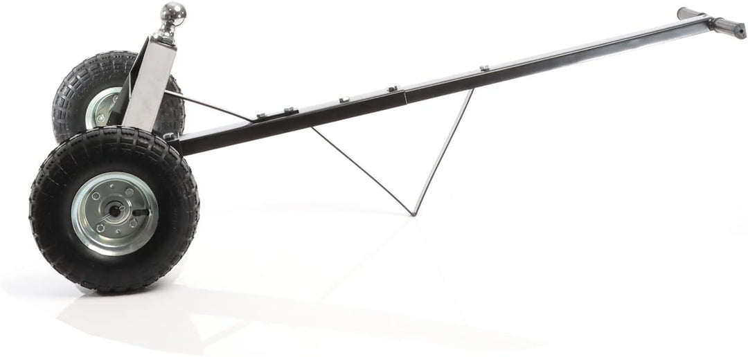 Wiltec Anhänger Rangierhilfe für Wohnwagen bis 270 kg, 110 x 72 x 30 cm, Rangierwagen mit Handgriff