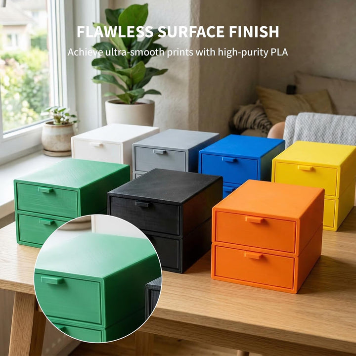 JAYO PLA Filament 1.75 mm, 3D Drucker Filament, Massgenauigkeit +/- 0.02mm, 1.1 KG Spule (2,4 lbs),