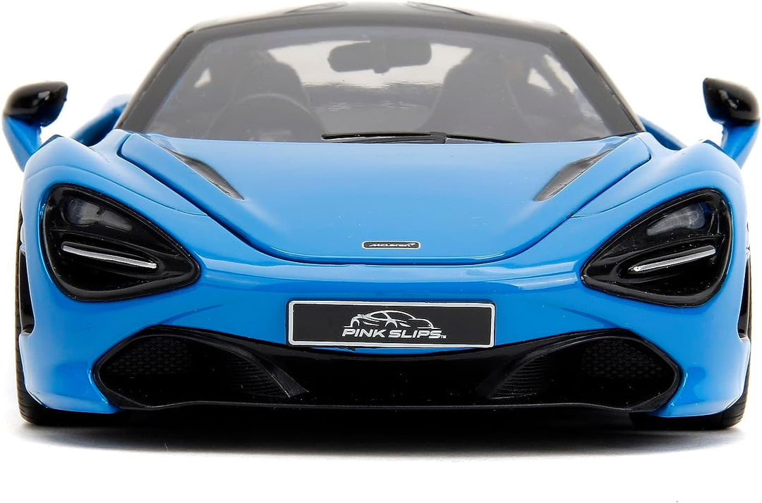 Jada Pink Slips 1:24 W2 McLaren 720S Druckguss-Auto mit Basis, Spielzeug für Kinder und Erwachsene (