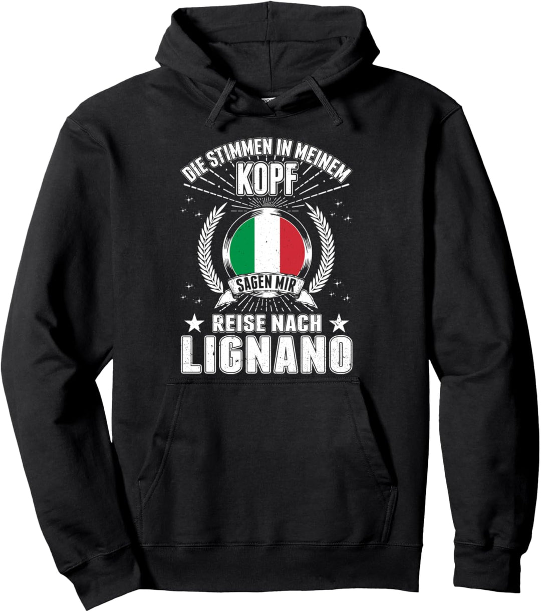 Lignano Urlaub Italien Reise Pullover Hoodie