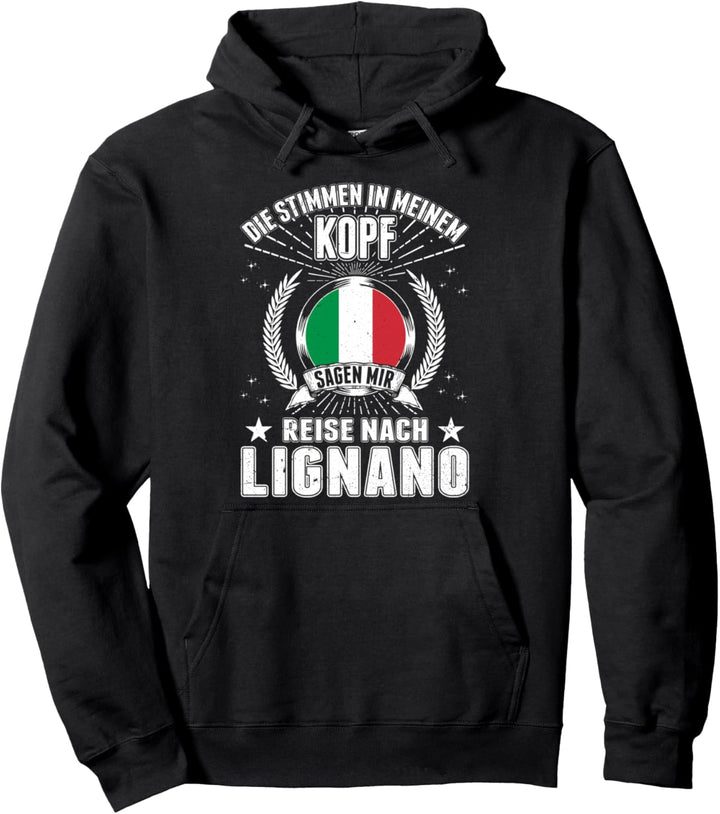 Lignano Urlaub Italien Reise Pullover Hoodie