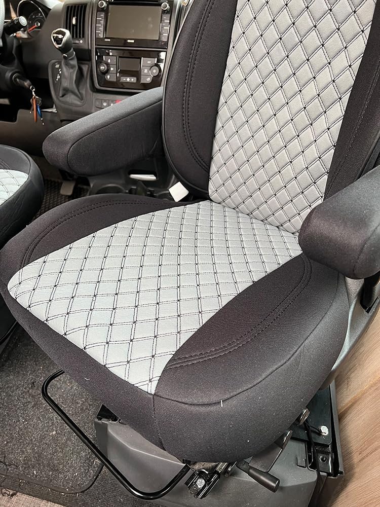 BREMER SITZBEZÜGE Wohnmobil Schonbezüge für Aguti GIS Liner und Milan Sitze | 2er Schonbezug Set ink