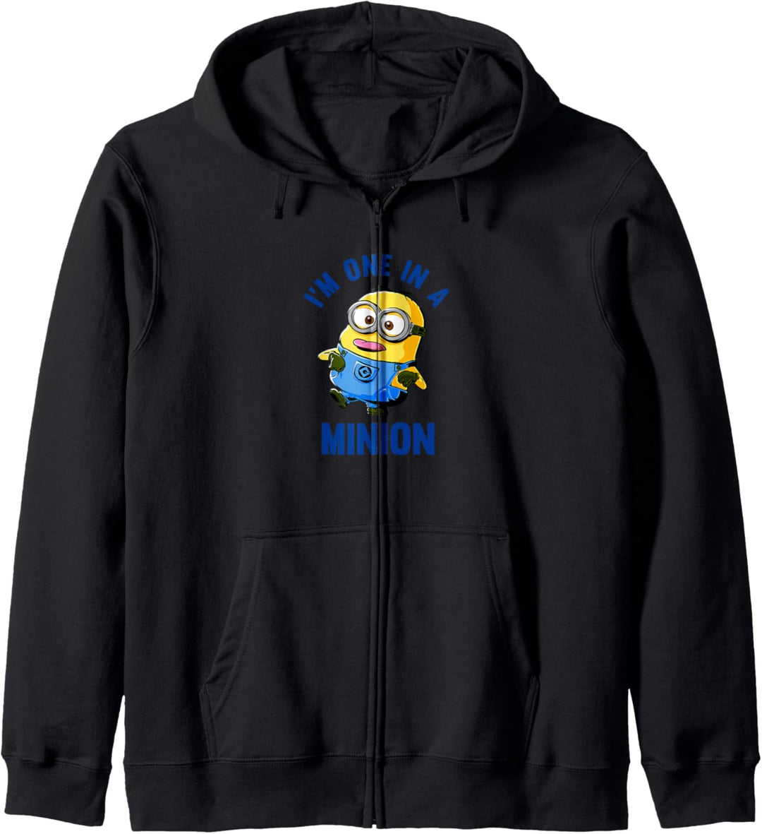 Despicable Me Dave Tongue Out One In A Minion Kapuzenjacke
