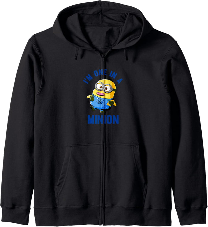 Despicable Me Dave Tongue Out One In A Minion Kapuzenjacke