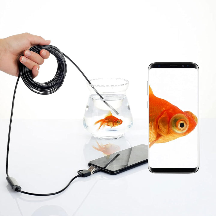 Retoo Endoskop USB-C HD für Android, 3.9 mm Endoskopkamera mit LED wasserdichte, Megapixel Inspektio
