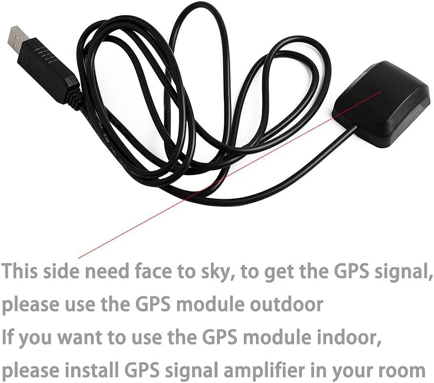 Stemedu USB-GPS-Modul Vk-162 Glonass Navigation, funktioniert mit Stratux, Windows 10, Linux, für Ar