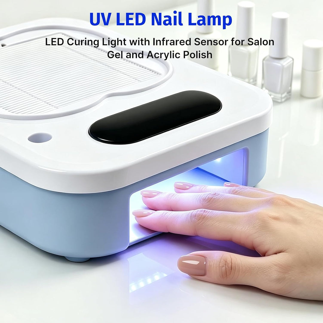 3 in 1 Nagelfräser mit Staubabsaugung und UV Nagellampe