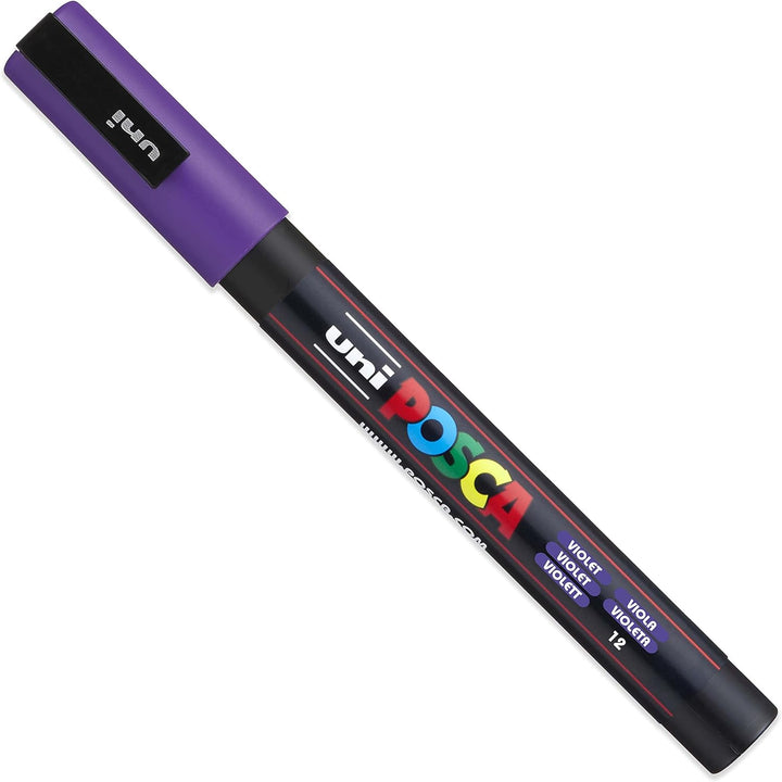 POSCA – PC-3M – Farbmarker-Kunststifte – 0,9–1,3 mm – 8er-Set in Geschenkbox (Halloween Tones), Hall