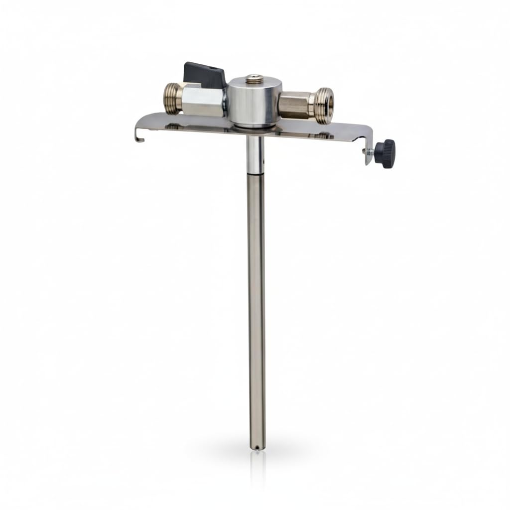 Gastrobedarf Westerbarkey 5l Dosenadapter aus Edelstahl mit Absperrhahn Profiausführung
