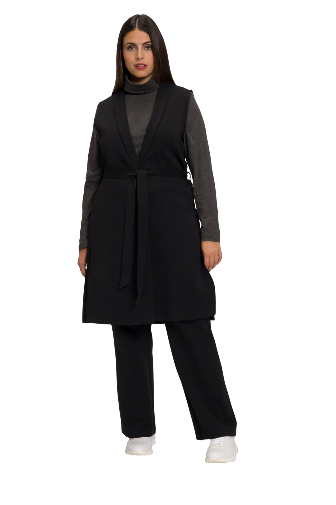 Ulla Popken Damen Westen 62 Braun, 62 Braun