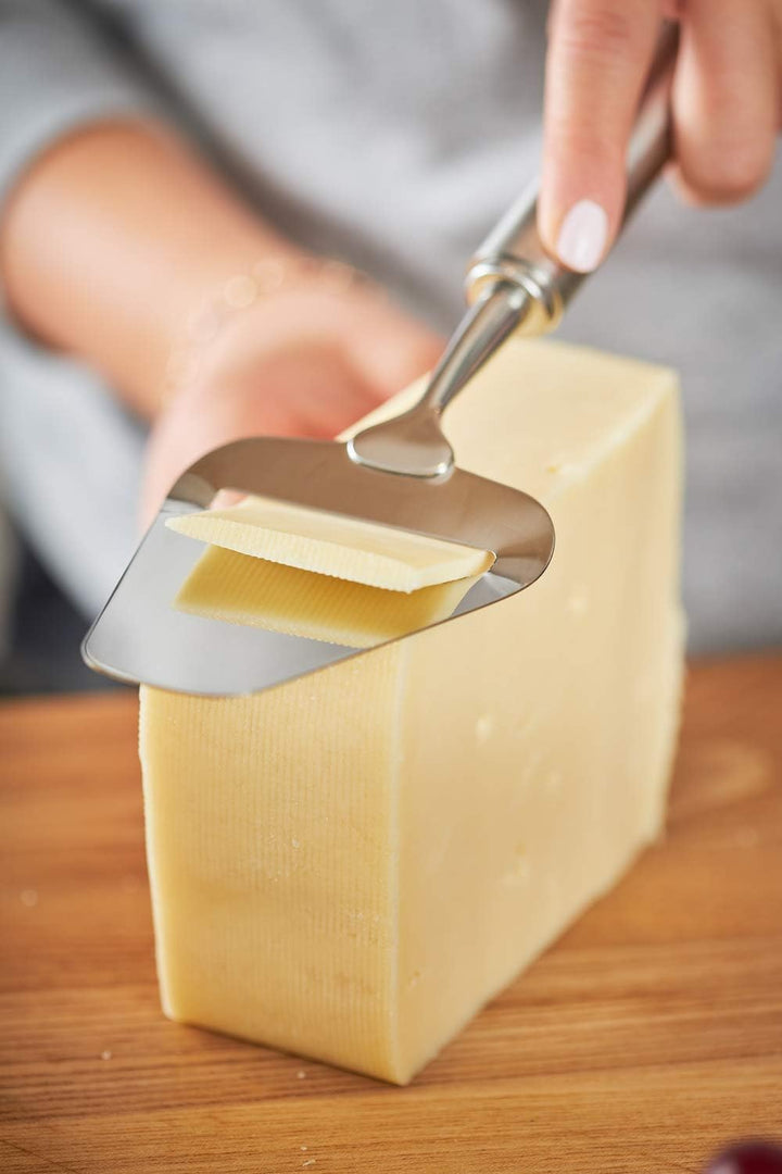 RÖSLE Käsehobel, hochwertiger Käseschneider für Hart- und Schnittkäse, Edelstahl 18/10, spülmaschine