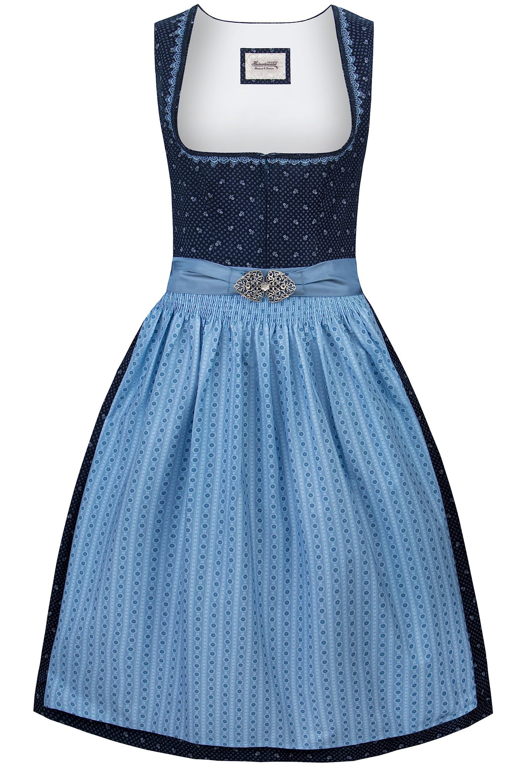 Stockerpoint Damen Dirndl Dunja Kleid für besondere Anlässe 40 Dunkelblau, 40 Dunkelblau