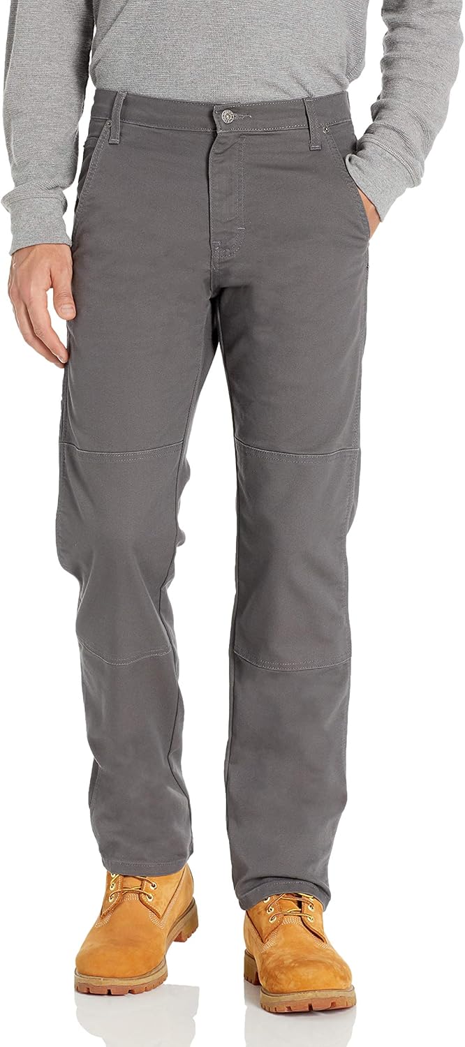 Dickies Herren Duck Double Knee Pant Arbeitshose 34W / 30L Stonewash Slate, 34W / 30L Stonewash Slat
