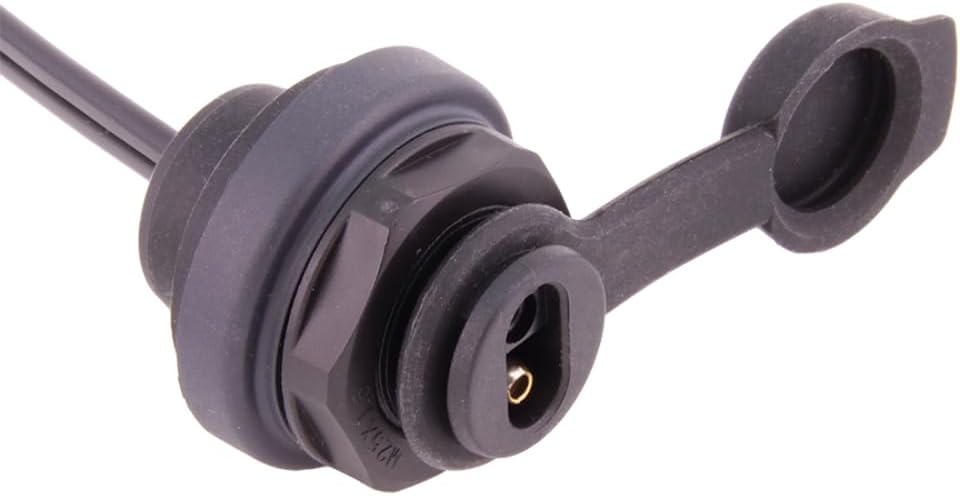 TecMate OptiMATE CABLE O-20, Witterungsbeständige SAE-Buchse, Armatureneinbau OptiMATE Witterungsbes