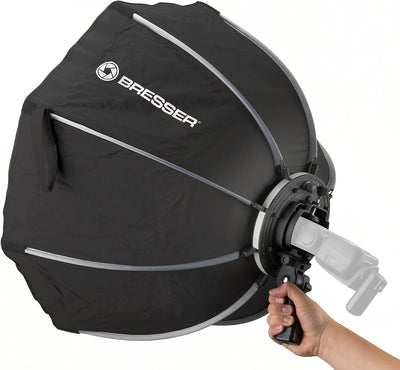 BRESSER Super Quick Schnellspann-Octabox 90cm für Kamerablitze