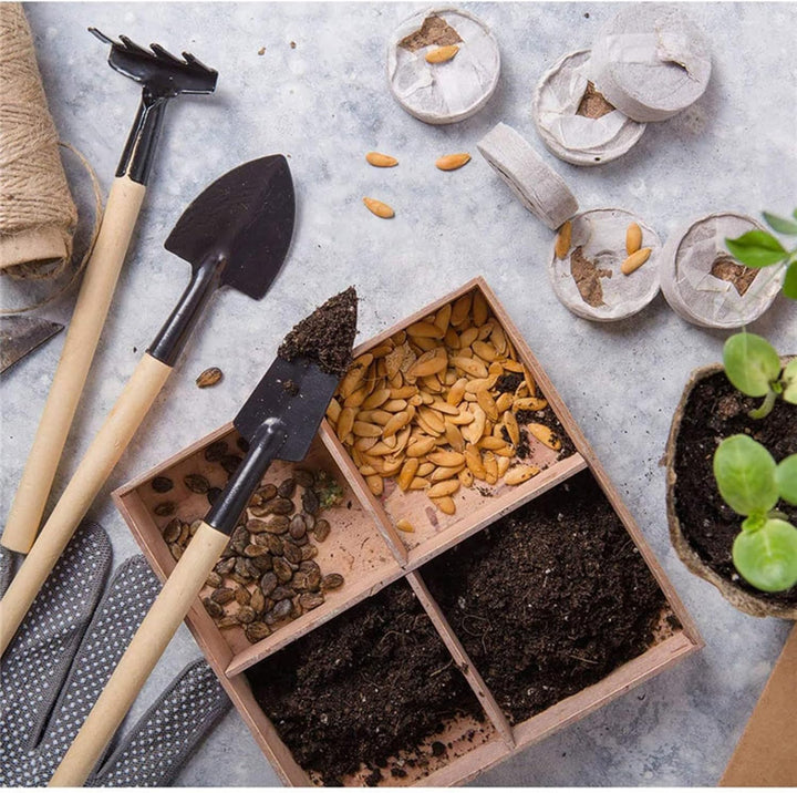 Mini Pflanzen Werkzeug Set,13 Stück Mini-Gartengeräte-Set Mini-Gartenhandtransplantation Sukkulente