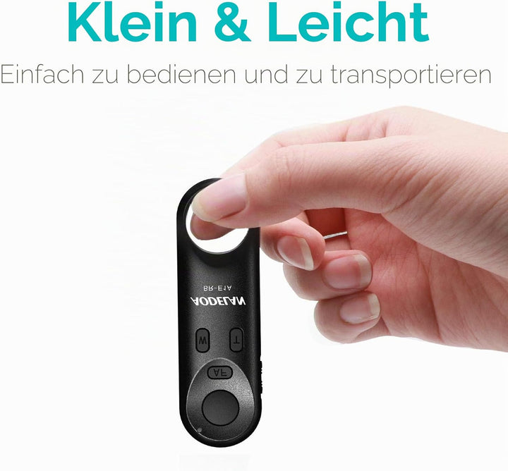 AODELAN Bluetooth Fernauslöser BR-E1A Wireless Shutter Kabelloser Fernbedienung für Canon EOS R, EOS