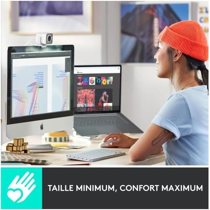 Logitech TECLADO (Frances) MXKEYS Mini F. MAC WRLS Illum. WRLS Pale Grey - FRA - Central