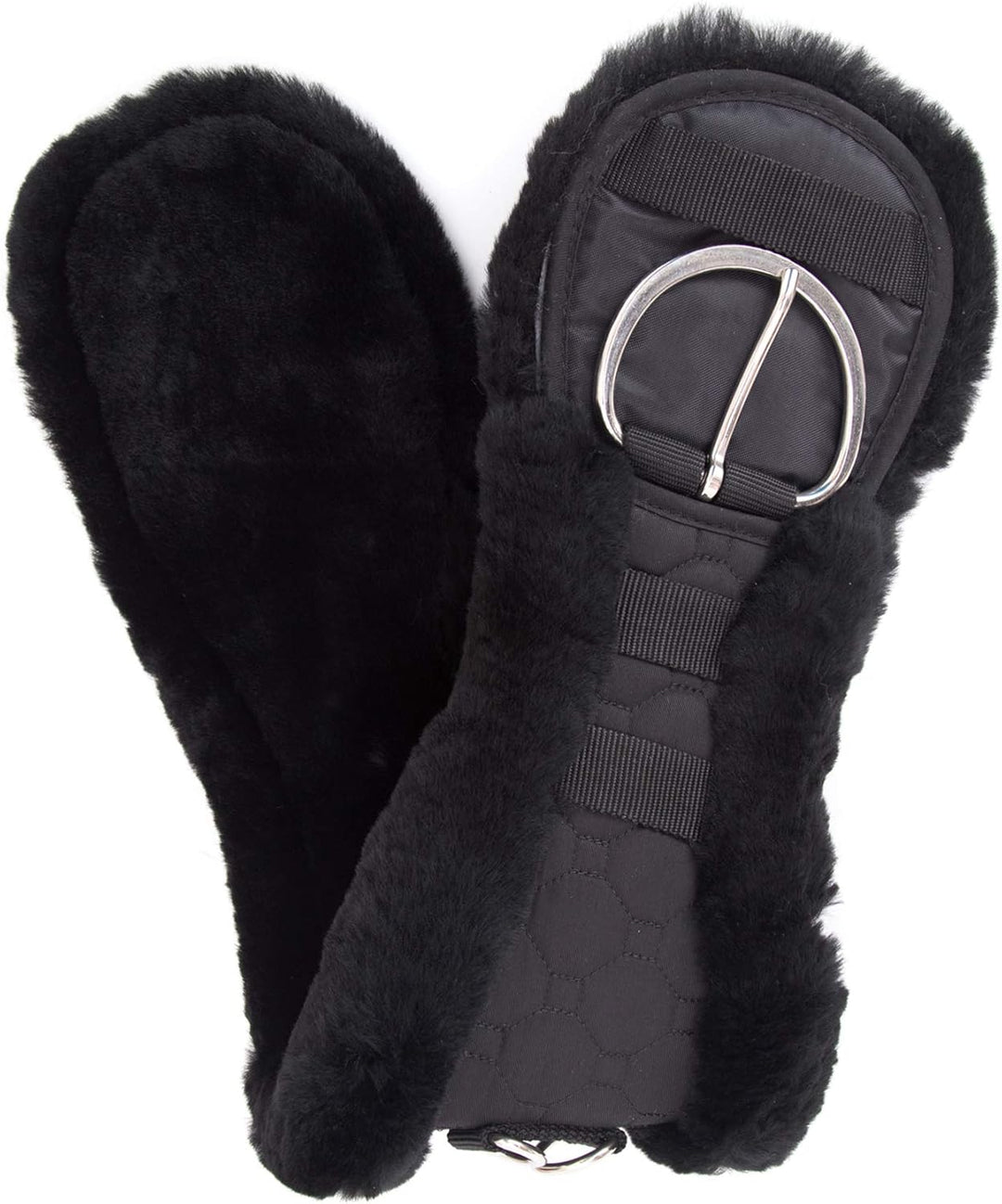Merauno® Lammwolle Western Konturgurt Sattelgurt, aus Qualitäts Merino Lammwolle, spezielle anatomis