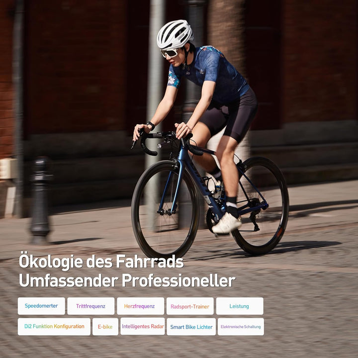 iGPSPORT iGS800 Fahrradcomputer GPS, 3.5" Touchscreen mit 32GB Offline-Kartennavigation, 50 Hours Fa