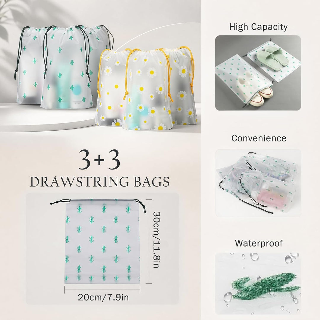 Koffer Organizer Set 15 Teilig Wasserdichte Packing Cubes Kleidertaschen | Reise Organizer Packwürfe