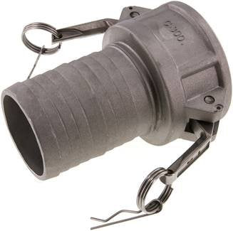 Kamlock-Kupplung (C) 75 (3") mm Schlauch, Aluminium Werkstoff:Aluminium Schlauch Ø innen:75 (3") mm