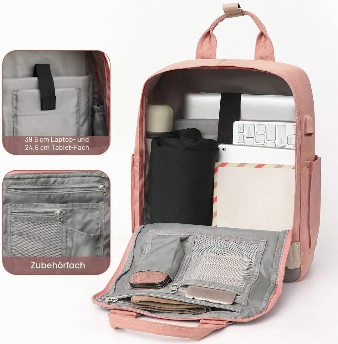 YAMTION Rucksack Damen,Schulrucksack Mädchen Teenager Rucksack Frauen Rucksack Schule,Tagesrucksack