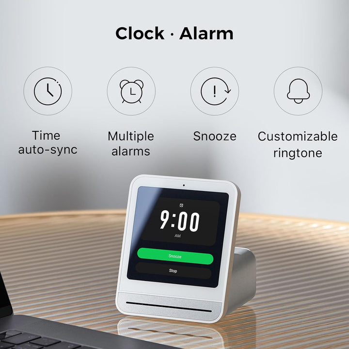 Qingping Air Quality Monitor Gen 2, Air Quality Monitor Indoor Detects PM2.5, CO2, PM10, Noise, Temp