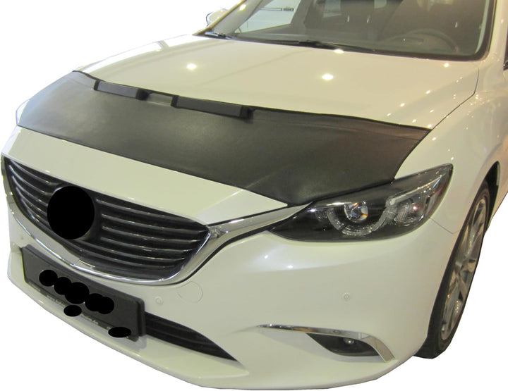 AB3-00081 CARBON OPTIK Auto Bra kompatibel mit Mazda 6 Bj. seit 2012 Haubenbra Steinschlagschutz Tun