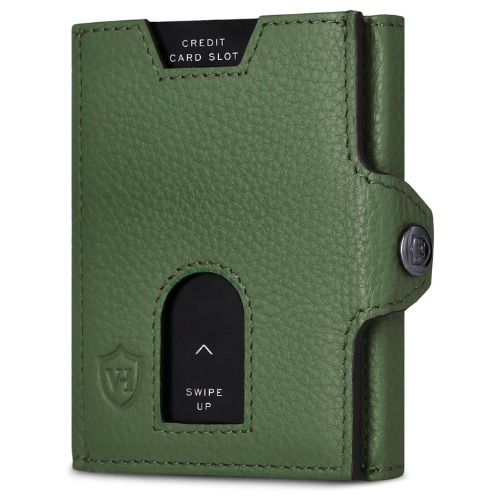 VON HEESEN Slim Wallet mit RFID Schutz - Geldbörse Herren klein - Mini Geldbeutel Damen Portmonee -