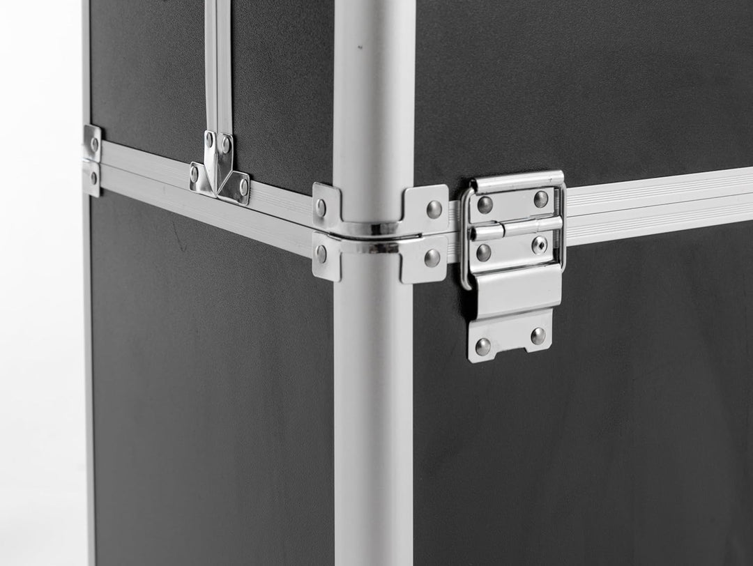 Professioneller Schminkkoffer Rollkoffer Grosser Kosmetikkoffer Trolley 34 * 24 * 41cm Multifunktion
