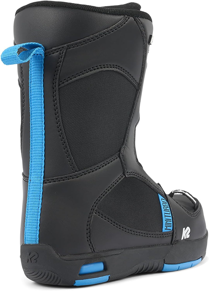 K2 Unisex Jugend Mini Turbo Snowboardboots, Black, EU: 36 (UK: 3 / US: 4 / cm: 22)