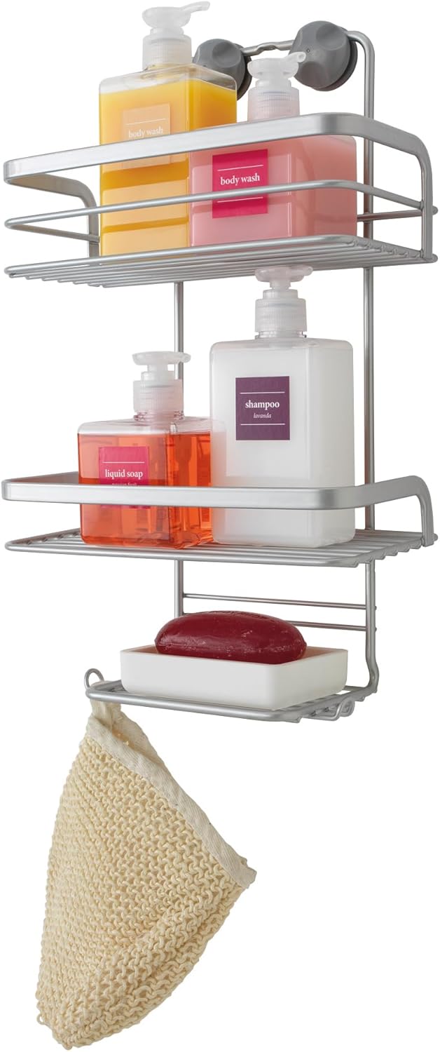 METALTEX Polytherm Coated Viva Bathroom Shower Caddy Duschablage, Duschablage
